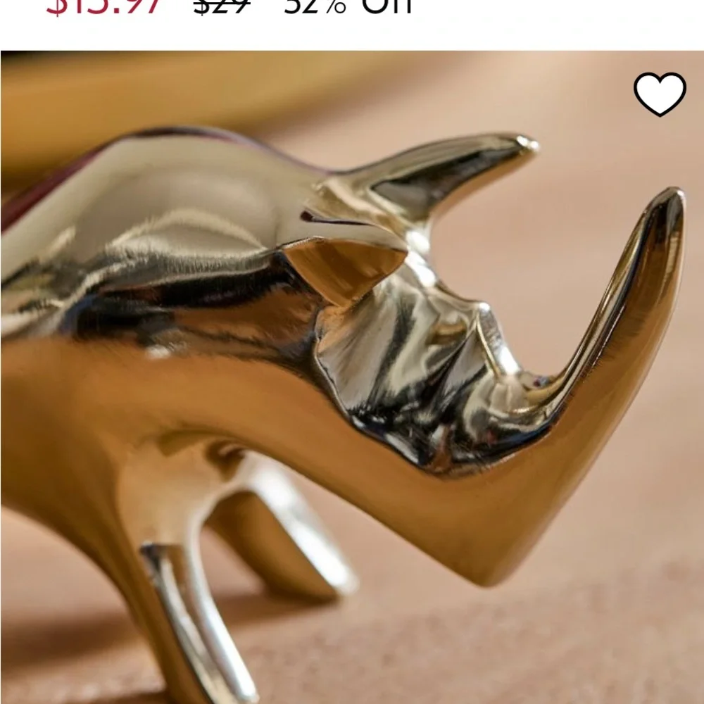 West elm Morgan Mod Metal Animal Object Pinguin